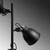 Stylish Black Floor Lamp, Metal Body, 37 x 37 x 162 cm | Ø16 cm Shade, 250 cm Cable, On/Off Switch | Ideal for Modern Living Rooms & Bedrooms