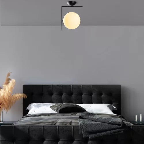Opviq, 521SHN3574, Elegant black chandelier, metal body, 30 x 25 x 43 cm | 1 x G9 socket (max. 10 W) | Stylish lighting for modern homes, IP20 rated
