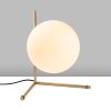 Elegant Gold Table Lamp, Metal Body, 28 x 40 x 36 cm | 25 cm Cap Diameter, 200 cm Cable, On/Off Switch | Stylish Lighting for Home & Office Decor