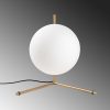 Elegant Gold Table Lamp, Metal Body, 28 x 40 x 36 cm | 25 cm Cap Diameter, 200 cm Cable, On/Off Switch | Stylish Lighting for Home & Office Decor
