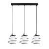 Opviq, 521SHN3404, Industrial Chandelier, Black Metal, 70 cm Diameter, 116 cm Height | Adjustable, 3 x E27 Max 40W | Outer Space Concept, Stylish & Functional Lighting