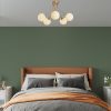 Elegant Gold Chandelier, Metal Body, 62 cm Diameter, 40 cm Height | 5 x E14 Socket, Non-Adjustable | Perfect for Living Room & Dining Spaces, Stylish Design