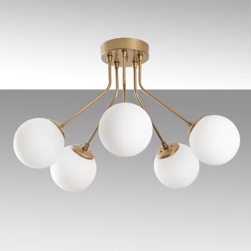 Opviq, 521SHN3516, Elegant gold chandelier, metal body, diameter 62 cm, height 40 cm |  cannot be set | Perfect for living room and dining room, stylish design