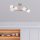 Elegant Gold Chandelier, Metal Body, 55 x 50 x 30 cm | 6 x G9 Max 10W Socket | Stylish Lighting for Modern Homes, IP20 Rated, Bulb Not Included