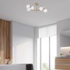 Elegant Gold Chandelier, Metal Body, 55 x 50 x 30 cm | 6 x G9 Max 10W Socket | Stylish Lighting for Modern Homes, IP20 Rated, Bulb Not Included