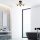 Opviq, 521SHN3436, Industrial Scandinavian Chandelier, Black Metal Body, 90 cm Diameter, 35 cm Height | 7 x E27 Max 40W | Stylish Lighting for Modern Spaces