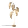 Elegant Gold Floor Lamp, Metal Body, 71 x 71 x 157 cm | Ø30 Base, 250 cm Cable, On/Off Switch | Stylish Lighting for Modern Home Decor, IP20