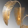 Elegant Gold Floor Lamp, Metal Body, 71 x 71 x 157 cm | Ø30 Base, 250 cm Cable, On/Off Switch | Stylish Lighting for Modern Home Decor, IP20
