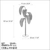 Elegant Gold Floor Lamp, Metal Body, 71 x 71 x 157 cm | Ø30 Base, 250 cm Cable, On/Off Switch | Stylish Lighting for Modern Home Decor, IP20
