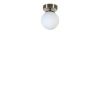 Elegant Chandelier with Metal Body & Glass Cap, 15 cm Diameter, 20 cm Height | E27 Socket, Max 40W, Matte Chrome & White Finish | Stylish Lighting for Modern Spaces