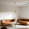Elegant Amber & Gold Chandelier, Metal Body, Adjustable Height (25-70 cm), 15 cm Diameter, E27 Socket, Max 40W, IP20 | Perfect for Modern Decor