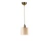 Glam Scandinavian Chandelier, 70 cm Height, 14 cm Diameter | 100% Metal, Copper Finish, E27 Socket, Max 40W | Elegant Lighting for Modern Spaces