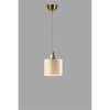 Glam Scandinavian Chandelier, 70 cm Height, 14 cm Diameter | 100% Metal, Copper Finish, E27 Socket, Max 40W | Elegant Lighting for Modern Spaces