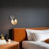 Stylish Wall Lamp with Metal Body & Glass Cap, 15 cm Diameter, 25 cm Height, E27 Socket, Black & Amber | Perfect for Modern Decor, IP20 Rated