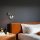 Stylish Wall Lamp with Metal Body & Glass Cap, 15 cm Diameter, 25 cm Height, E27 Socket, Black/Fume/Gold | Elegant Lighting for Modern Spaces