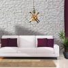 Glamorous Chandelier with Metal Body, Adjustable Height 70 cm, 25 cm Cap Diameter, E27 Socket Max 40W | Elegant Lighting for Modern Spaces