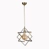 Glamorous Chandelier with Metal Body, Adjustable Height 70 cm, 25 cm Cap Diameter, E27 Socket Max 40W | Elegant Lighting for Modern Spaces