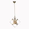 Glamorous Chandelier with Metal Body, Adjustable Height 70 cm, 25 cm Cap Diameter, E27 Socket Max 40W | Elegant Lighting for Modern Spaces