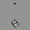 Elegant Metal Chandelier, Copper Coated, Adjustable Height 65 cm, 26 cm Diameter | E27 Socket, Max 40W | Perfect for Modern Living Spaces & Dining Areas