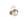 Elegant Wall Lamp, Metal Body, 24 cm Height, 15 cm Length, E27 Max 40W, White & Gold | Stylish Lighting for Modern Home Decor, IP20 Rated