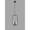 Industrial Scandinavian Chandelier, 70 cm Height, 18 cm Diameter | 100% Metal, Black Finish, E27 Socket, Max 40W | Stylish Lighting for Modern Spaces