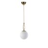 Glam Scandinavian Chandelier, 70 cm Height, 16 cm Diameter | 100% Metal, E27 Socket, Oven Dried Paint, Tumbled Coating | Elegant White Design for Modern Spaces