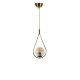 Glam Scandinavian Chandelier, 70 cm Height, 20 cm Diameter | 100% Metal, White & Copper, E27 Max 40W | Elegant Lighting for Modern Spaces