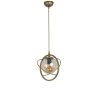 Elegant Antique Metal Chandelier, 25 cm Diameter, 70 cm Height, Adjustable, E27 Socket Max 40W, IP20 | Perfect for Living Room & Dining Spaces