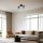 Elegant Metal Chandelier, Black & Fume, 36 cm Length, 20 cm Height, E27 Socket, Max 40W, IP20 | Stylish Lighting for Modern Spaces