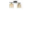 Elegant Black & Amber Chandelier, Metal Body, 15 cm Diameter, 20 cm Height, 36 cm Length, E27 Socket, Max 40W, IP20 | Stylish Lighting for Modern Spaces