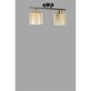 Elegant Black & Amber Chandelier, Metal Body, 15 cm Diameter, 20 cm Height, 36 cm Length, E27 Socket, Max 40W, IP20 | Stylish Lighting for Modern Spaces