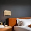 Stylish Wall Lamp with Metal Body & Bamboo Cap, 20 cm Height, 30 cm Length, Beige | E27 Socket, Max 40W, IP20 | Perfect for Modern Decor