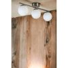 Elegant Chandelier with Metal Body & Glass Cap, 15 cm Diameter, 20 cm Height, 56 cm Length | E27 Socket, Max 40W, Matte Chrome & White Finish | Stylish Lighting for Modern Spaces