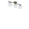 Elegant Chandelier with Metal Body & Glass Cap, 15 cm Diameter, 20 cm Height, 56 cm Length | E27 Socket, Max 40W, Matte Chrome & White Finish | Stylish Lighting for Modern Spaces