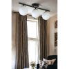 Elegant Black & White Chandelier, Metal Body, 15 cm Diameter, 20 cm Height, 56 cm Length, E27 Socket, Max 40W, Stylish Lighting for Modern Spaces
