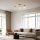 Elegant Chandelier with Metal Body & Glass Cap, 15 cm Diameter, 20 cm Height, 56 cm Length | E27 Socket, Max 40W, Matte Chrome & Amber Finish | Stylish Lighting for Modern Spaces
