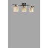 Elegant Black & Amber Chandelier, Metal Body, 15 cm Diameter, 20 cm Height, 56 cm Length, E27 Socket, Max 40W, Stylish Lighting for Modern Spaces
