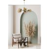 Elegant Amber & Gold Chandelier, Metal Body, 45 cm Diameter, 70 cm Height | E27 Socket, Max 40W, IP20 | Perfect for Modern Living Spaces & Dining Rooms