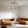 Elegant Metal Chandelier, Adjustable Height 65 cm, 15 cm Diameter, Black & Fume Finish, E27 Socket Max 40W, IP20 | Perfect for Modern Interiors