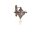 Opviq, 846STL2751, Elegant Wall Lamp with Metal Body & Glass Cap, 25 x 44 x 30 cm | Oven Dried Paint, E27 Socket Max 40W | Perfect for Oriental & Traditional Decor