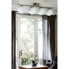 Elegant Chandelier with Metal Body & Glass Cap, 15 cm Diameter, 20 cm Height, 75 cm Length | E27 Socket, Max 40W, Matte Chrome & White Finish | Stylish Lighting for Modern Spaces