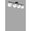 Elegant Black & White Chandelier, Metal Body, 15 cm Diameter, 20 cm Height, 75 cm Length, E27 Socket, Max 40W, IP20 | Perfect for Modern Interiors