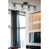 Elegant Black & Fume Chandelier, Metal Body, 15 cm Diameter, 20 cm Height, 75 cm Length, E27 Socket, Max 40W, IP20 | Perfect for Modern Spaces