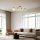 Elegant Chandelier with Metal Body & Glass Cap, 15 cm Diameter, 20 cm Height, 75 cm Length | E27 Socket, Max 40W, Matte Chrome & Amber Finish | Stylish Lighting for Modern Spaces