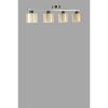 Elegant Chandelier with Metal Body & Glass Cap, 15 cm Diameter, 20 cm Height, 75 cm Length | E27 Socket, Max 40W, Matte Chrome & Amber Finish | Stylish Lighting for Modern Spaces