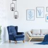 Industrial Scandinavian Chandelier, 70 cm Height, 25 cm Diameter | 100% Metal, Black Finish, E27 Socket, Max 40W | Stylish Lighting for Modern Spaces
