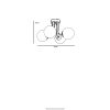 Elegant Black & Fume Chandelier, Metal Body, 40 cm Diameter, 30 cm Height, E27 Socket (Max 40W), IP20 | Stylish Lighting for Modern Spaces