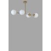 Elegant Gold & White Chandelier, Metal Body, 90 cm Length, 15 cm Cap Diameter, E27 Socket, Max 40W, 220-240V, IP20 | Perfect for Modern Interiors