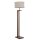 Opviq, 846STL3582, Elegant Walnut Floor Lamp, 165 cm Height | Wooden Body, Fabric Cap, E27 Socket, 40W Max | Stylish Lighting for Modern Home & Office Decor