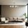 Elegant Gold & White Chandelier, Metal Body, 90 cm Length, 15 cm Cap Diameter, E27 Socket, Max 40W, 220-240V, IP20 | Perfect for Modern Interiors